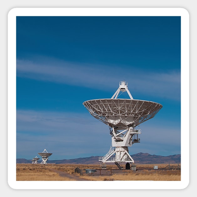 Very Large Array, New Mexico Sticker by JonHerrera